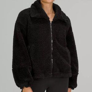 NOT FOR SALE Lululemon Sherpa Cinchable Jacket Black Size 8 NWT
